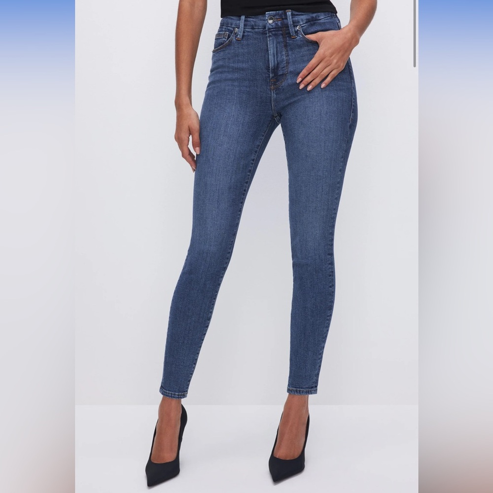 Good Legs Skinny Cropped Jeans by Good American